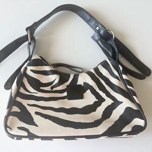 Stylish Zebra Print Shoulder Bag